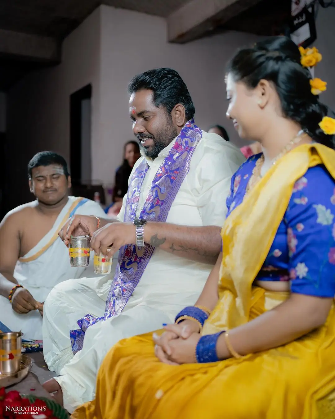 Sai Dharam Tej at Tollywood Comedian Harsha Chemudu new home photos