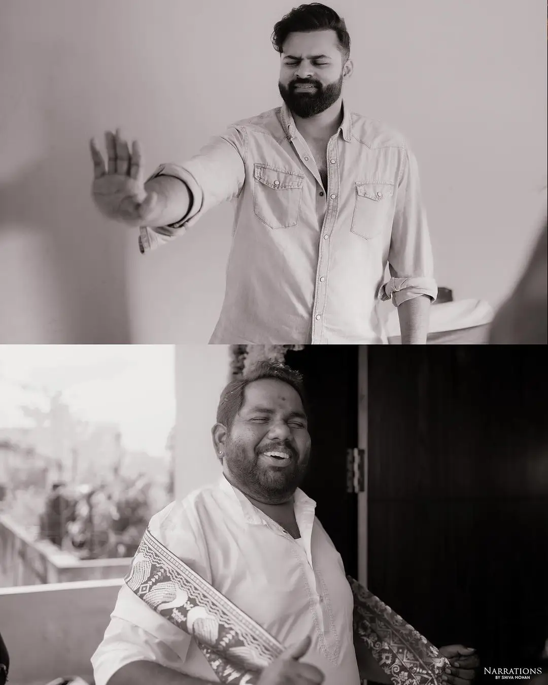 Sai Dharam Tej at Tollywood Comedian Harsha Chemudu new home photos