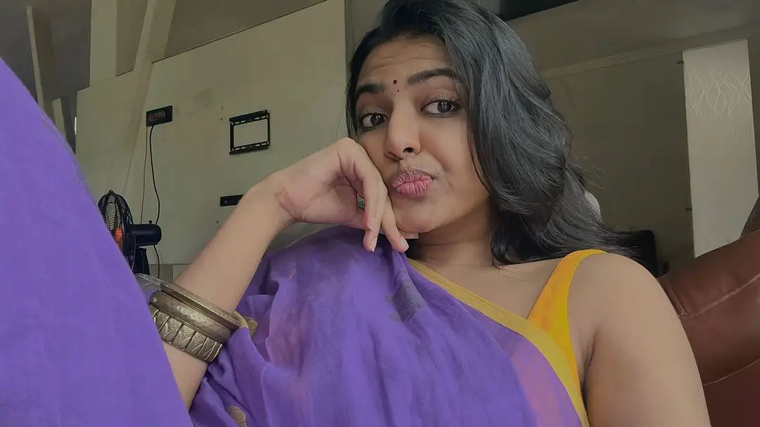 Shivani Rajashekar cute photos in Saree