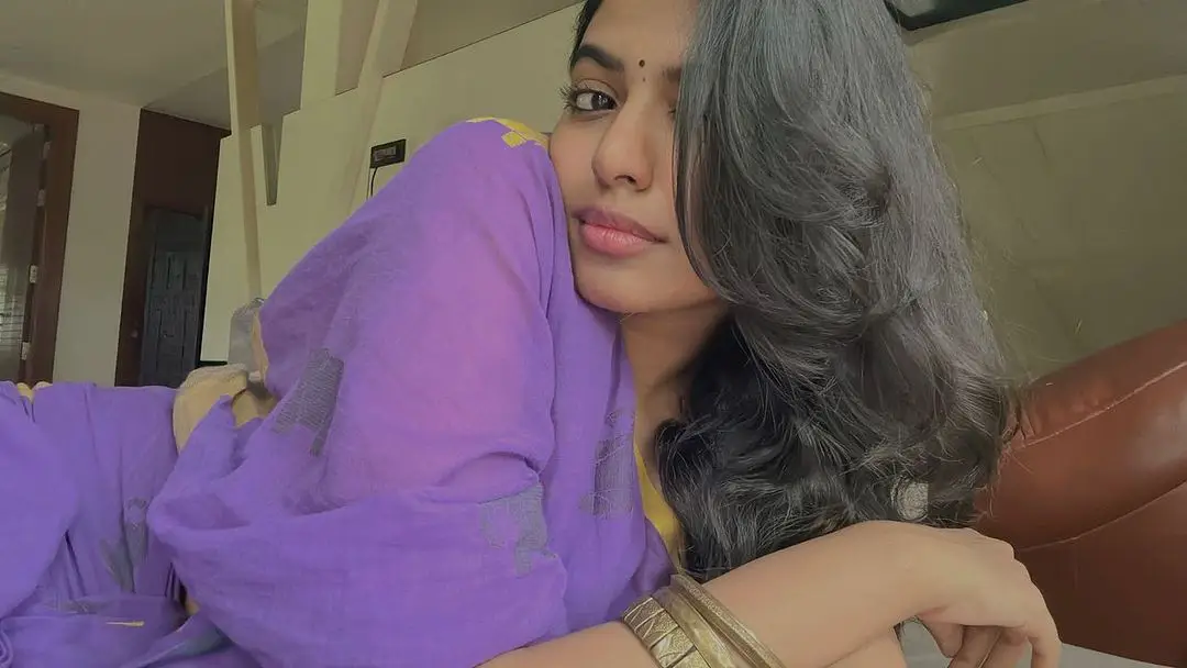Shivani Rajashekar cute photos in Saree