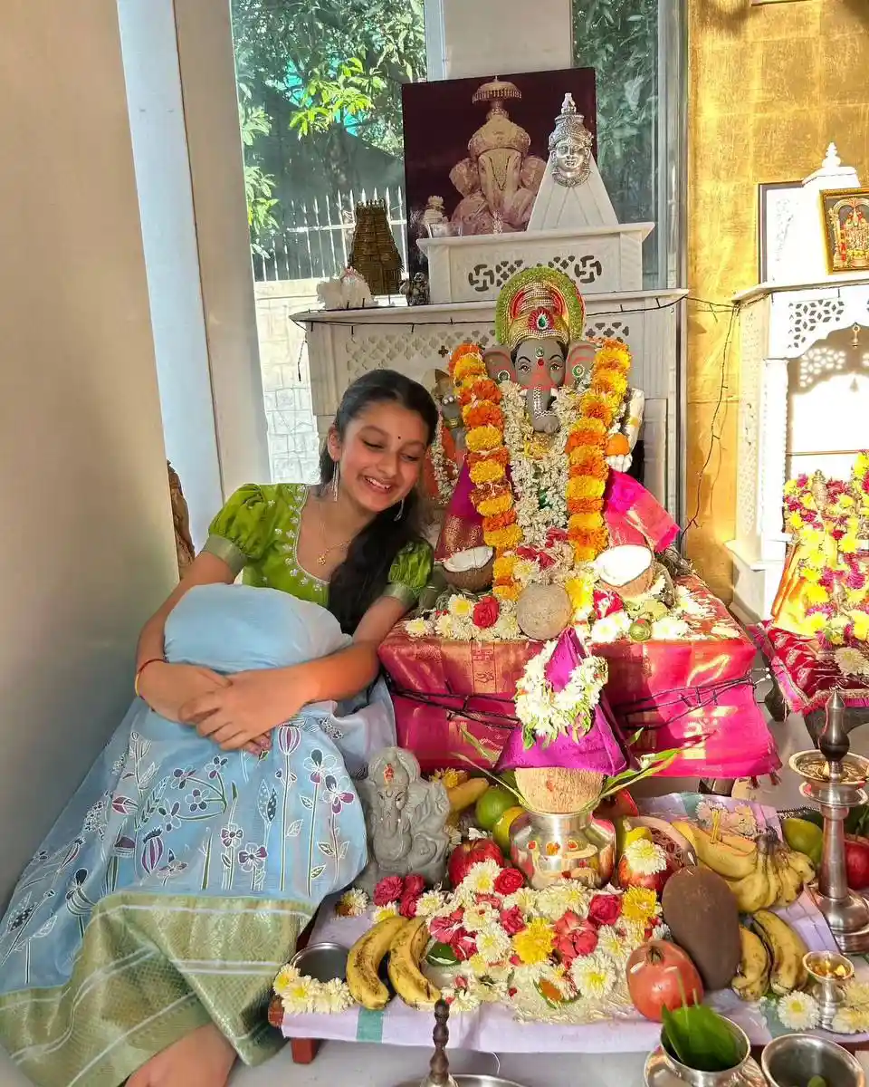 Sitara Ghattamaneni Vinayaka Chavithi Celebrations 
