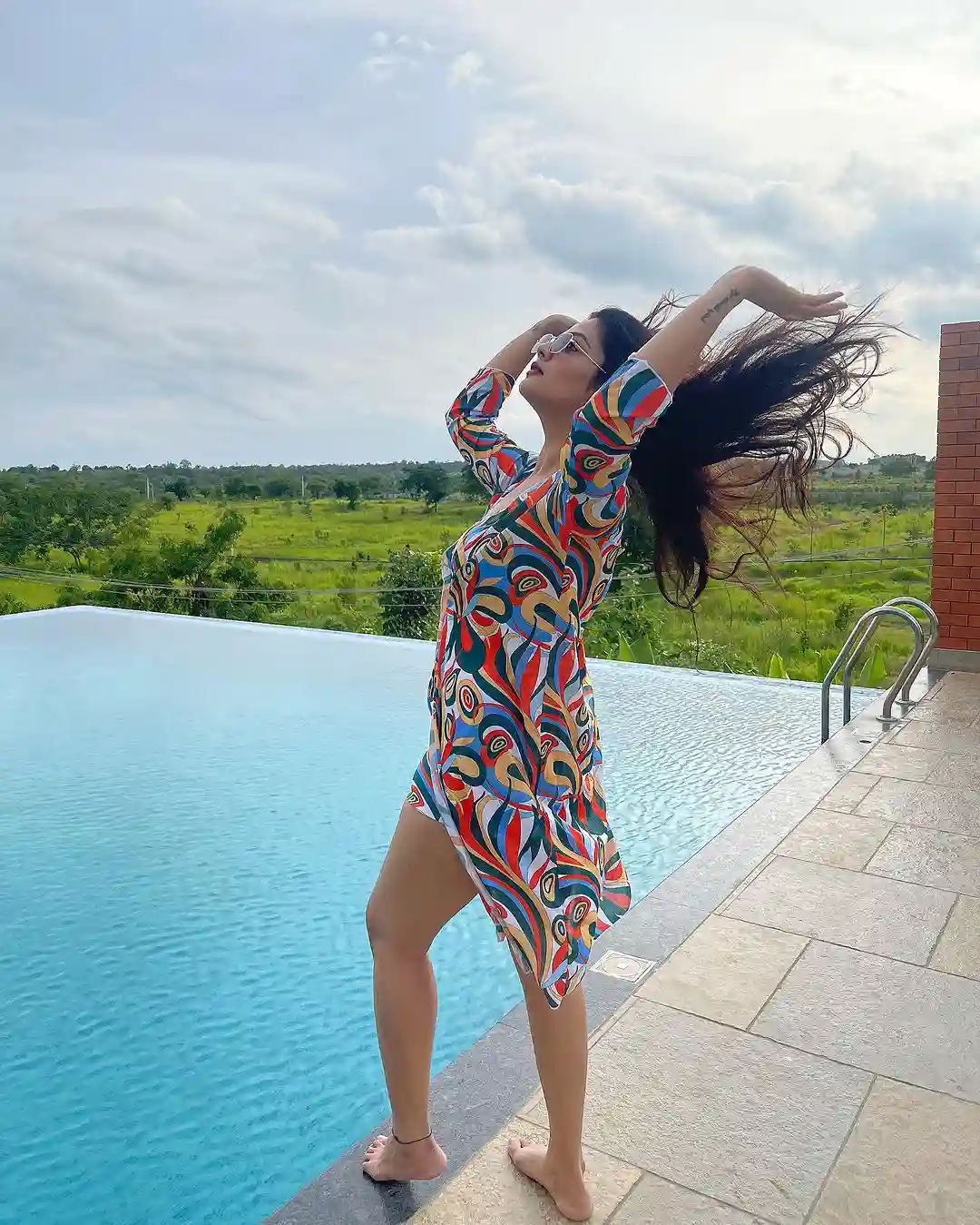 Tollywood Anchor Sreemukhi Photos in her vacation trip