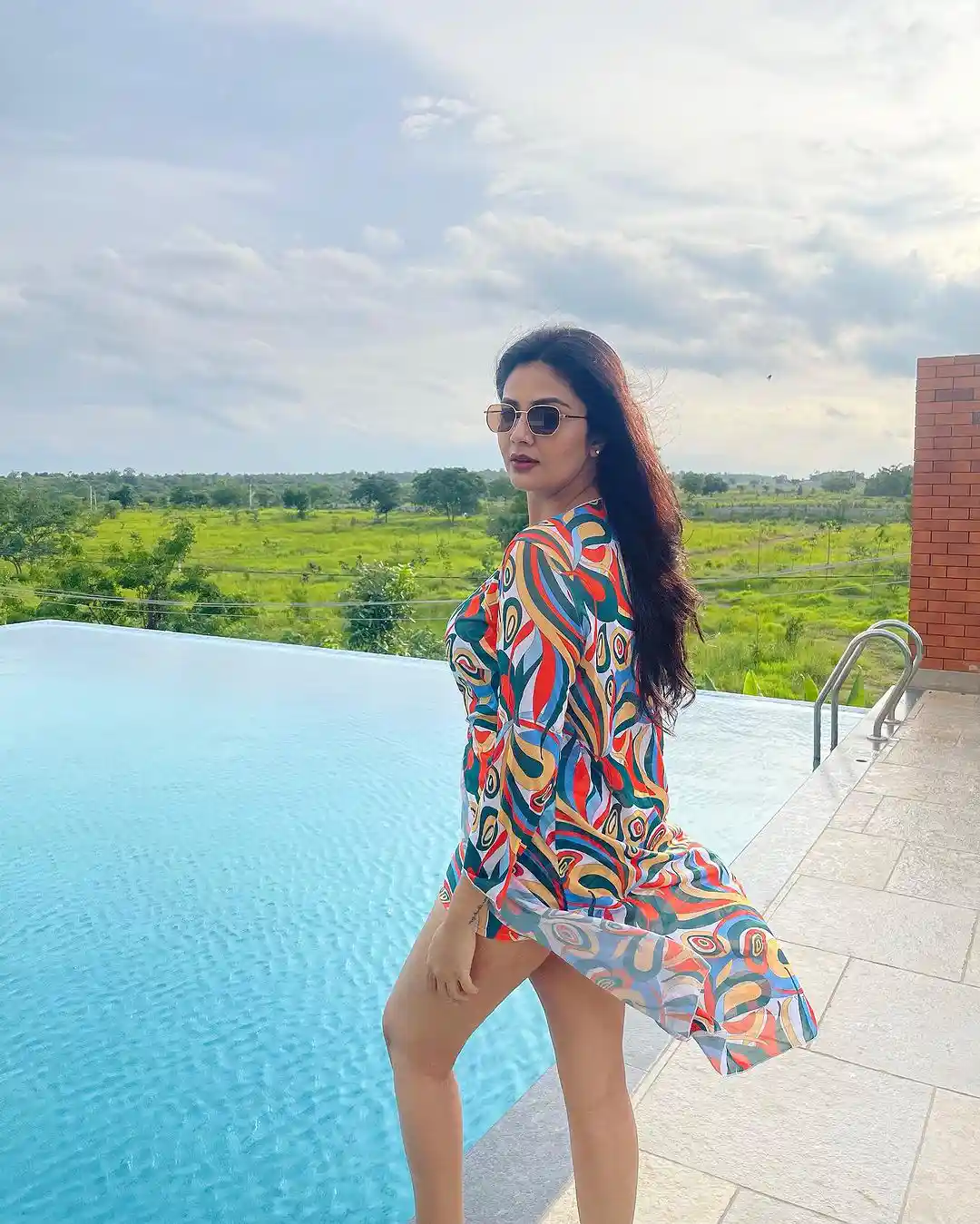 Tollywood Anchor Sreemukhi Photos in her vacation trip