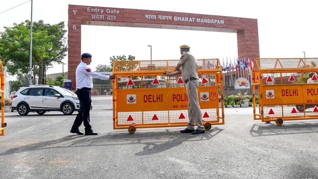 Traffic restrictions In delhi
