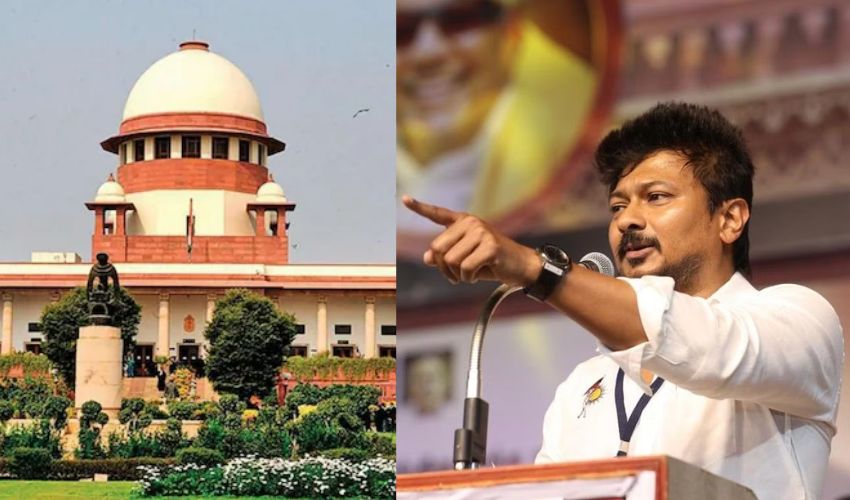 Supreme Court : సనాతన ధర్మంపై వ్యాఖ్యలు.. ఉదయనిధి, తమిళనాడు ప్రభుత్వానికి సుప్రీంకోర్టు నోటీసులు Supreme Court : సనాతన ధర్మంపై వ్యాఖ్యలు.. ఉదయనిధి, తమిళనాడు ప్రభుత్వానికి సుప్రీంకోర్టు నోటీసులు