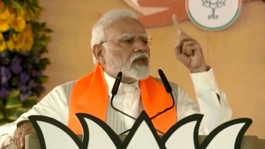 Urban Naxals are running the Congress Party says pm modi in madhyapradesh
