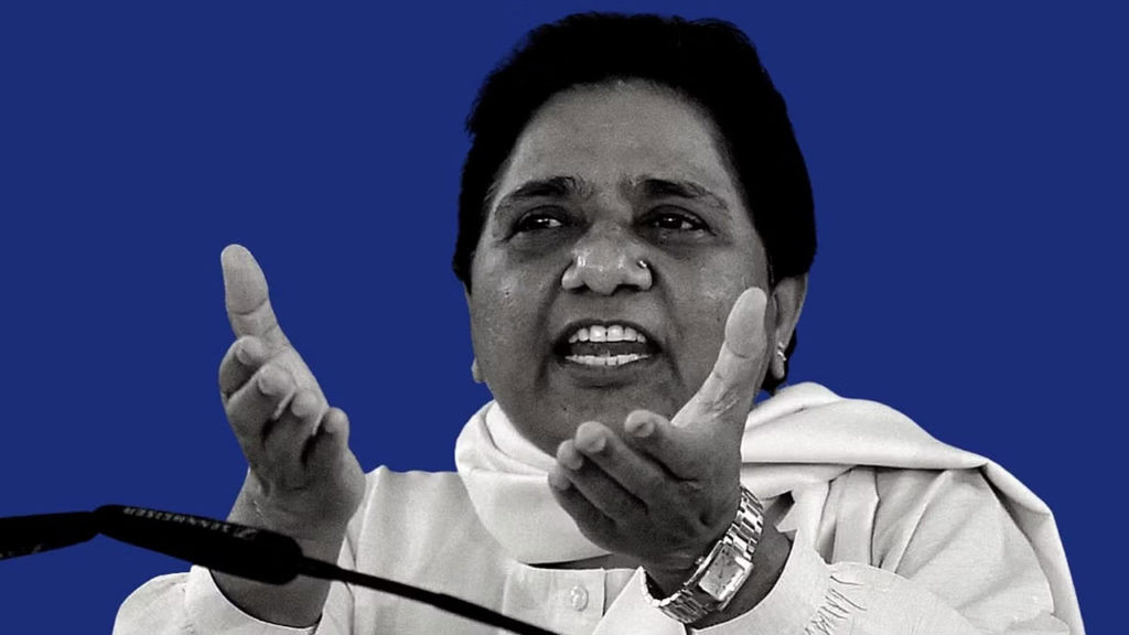 mayawati fires on india name change row and says bjp and congress gaming