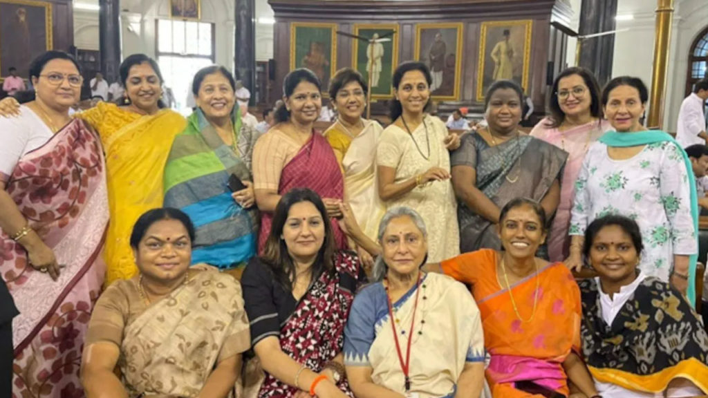 half of women mps from political background and can women reservation bill help to normal women