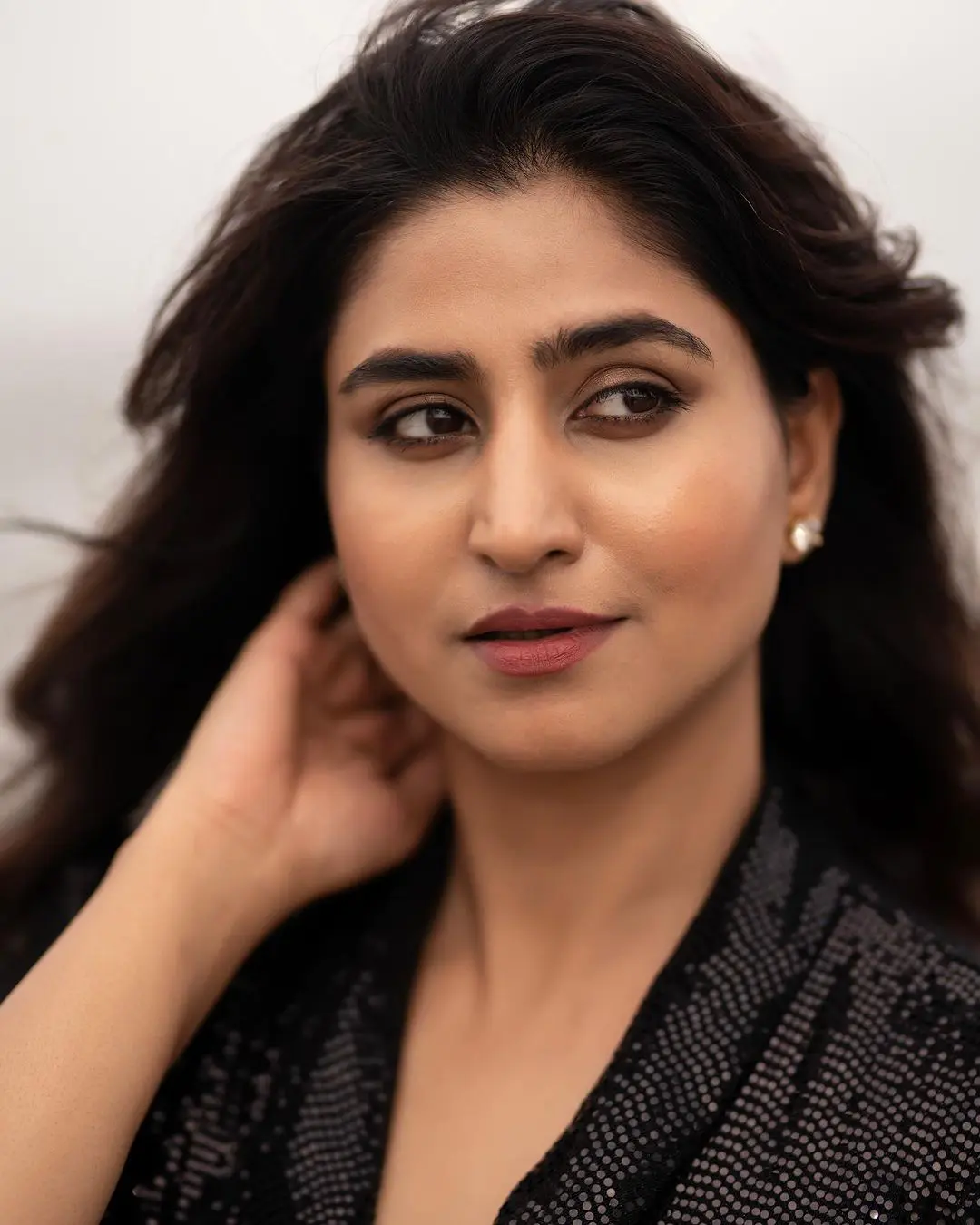 Varshini Sounderajan shares her latest photos in black dress
