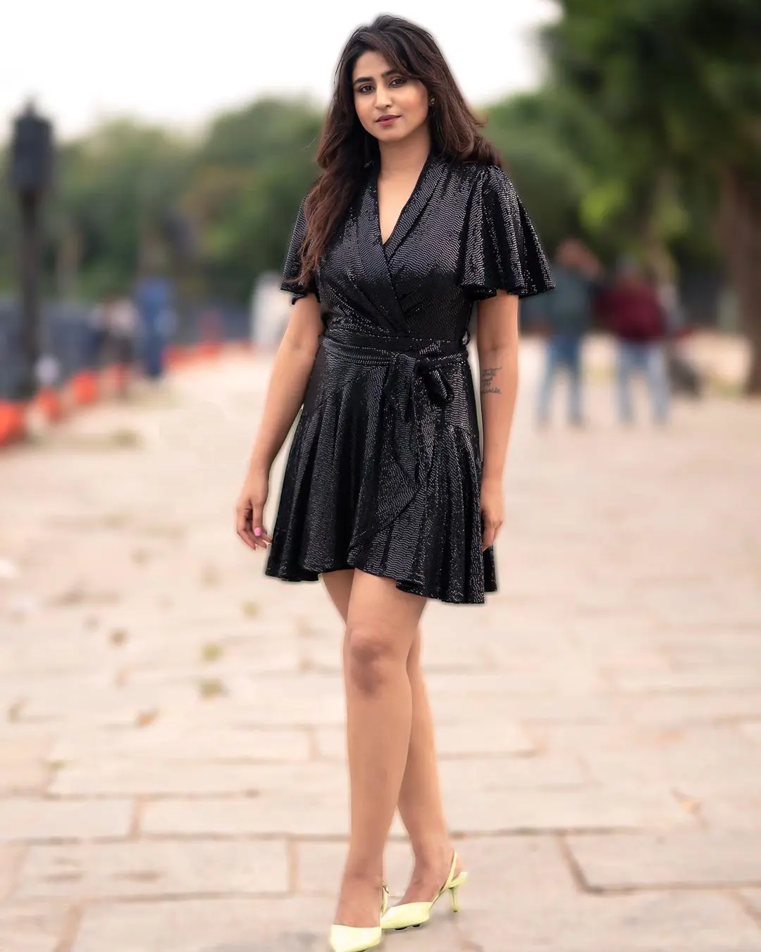 Varshini Sounderajan shares her latest photos in black dress
