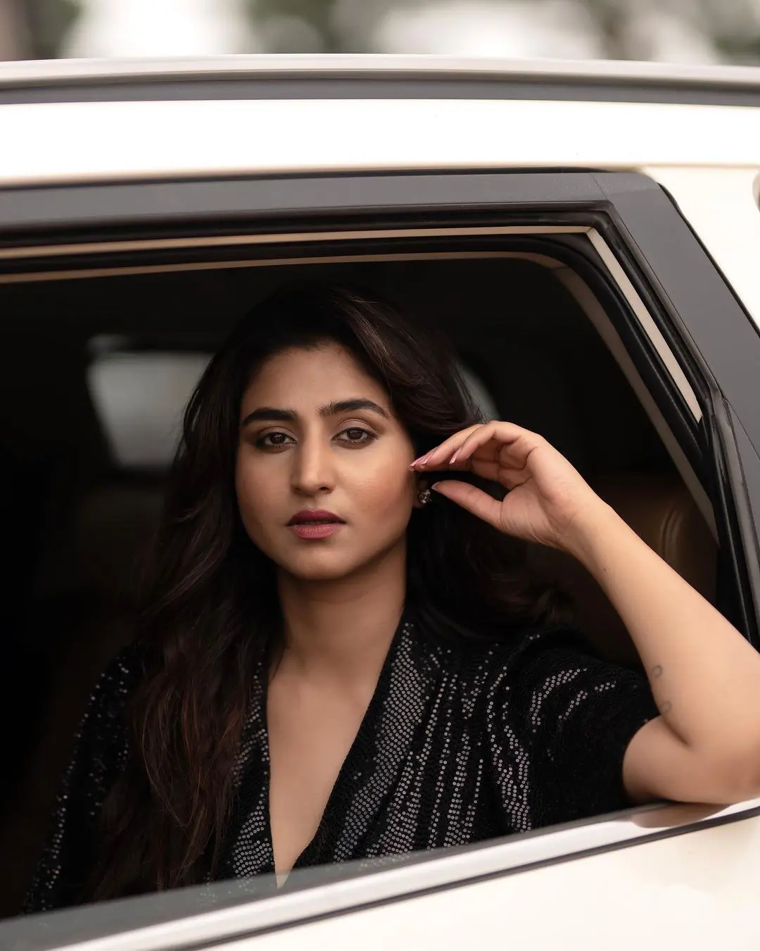 Varshini Sounderajan shares her latest photos in black dress