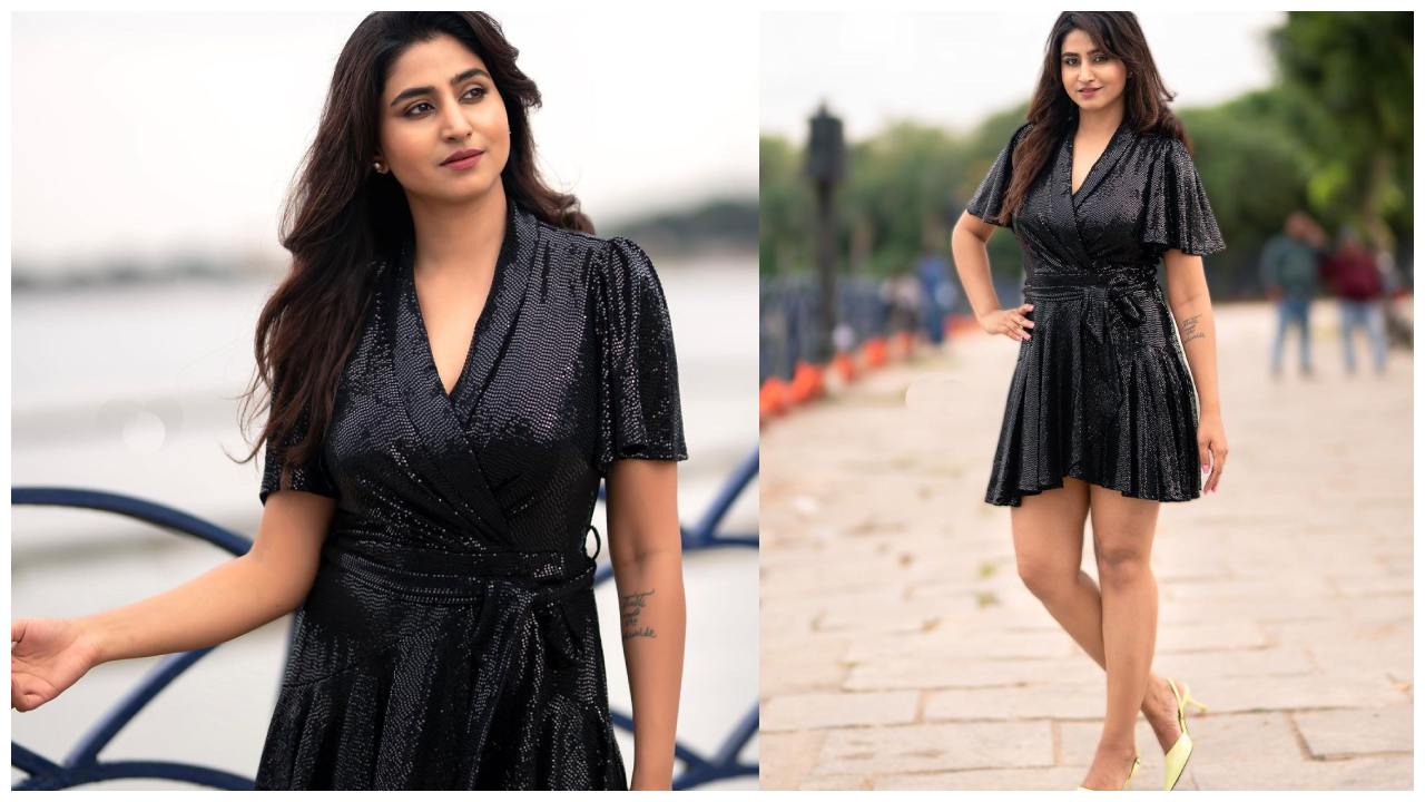 Varshini Sounderajan : బ్లాక్ డ్రెస్‌లో వర్షిణి వర్ణాలకు మైండ్ బ్లాక్ అవ్వాల్సిందే..