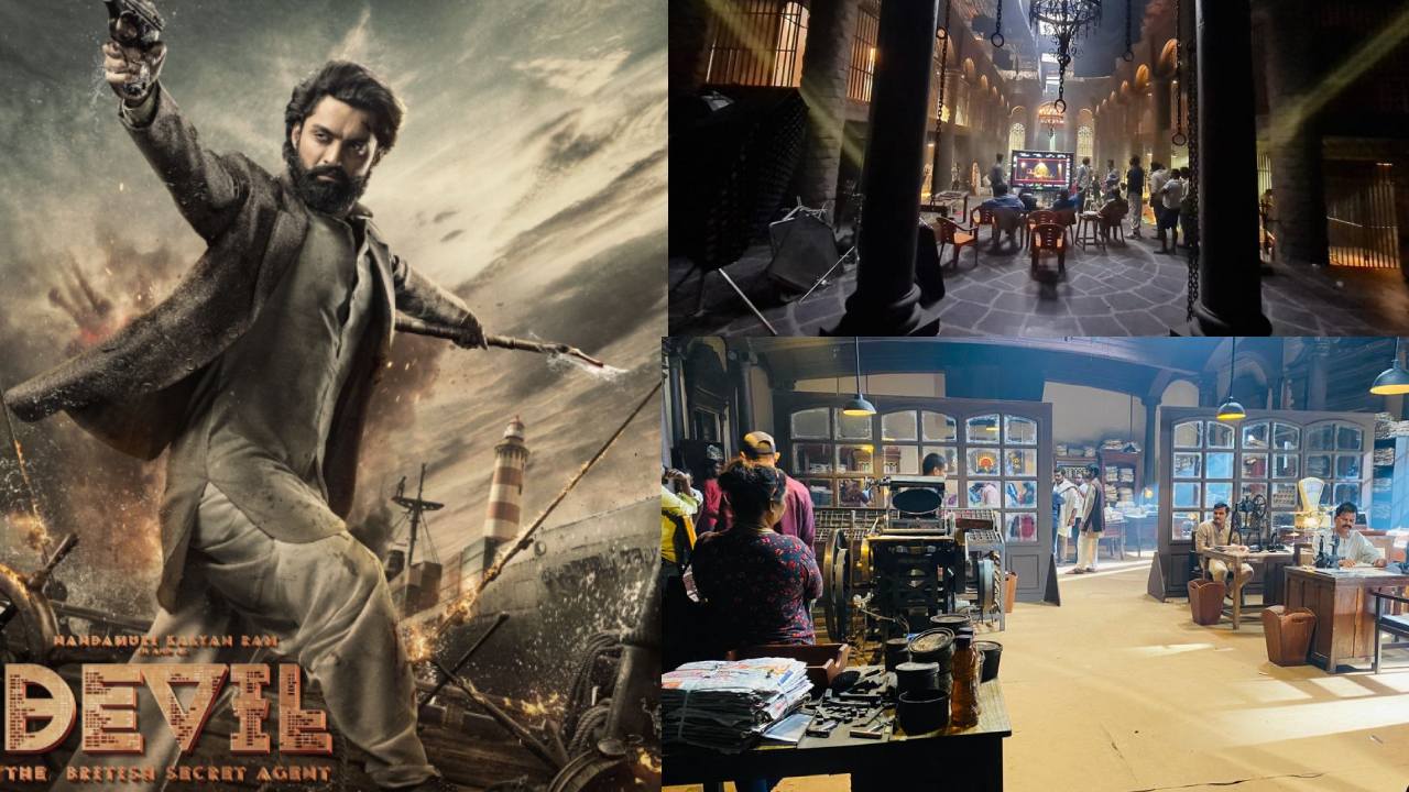 Devil Movie Sets : కళ్యాణ్ రామ్ ‘డెవిల్’ సినిమా కోసం ఏకంగా 80 భారీ సెట్స్.. Devil Movie Sets : కళ్యాణ్ రామ్ ‘డెవిల్’ సినిమా కోసం ఏకంగా 80 భారీ సెట్స్..