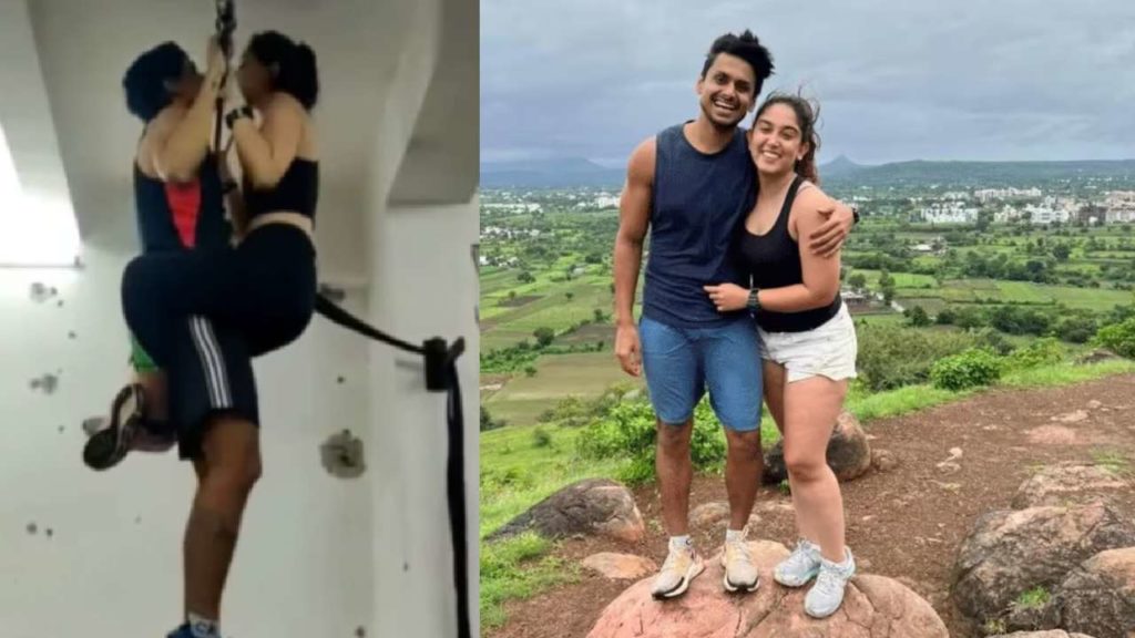 Aamir Khan daughter Ira Khan kiss work outs with her fiance