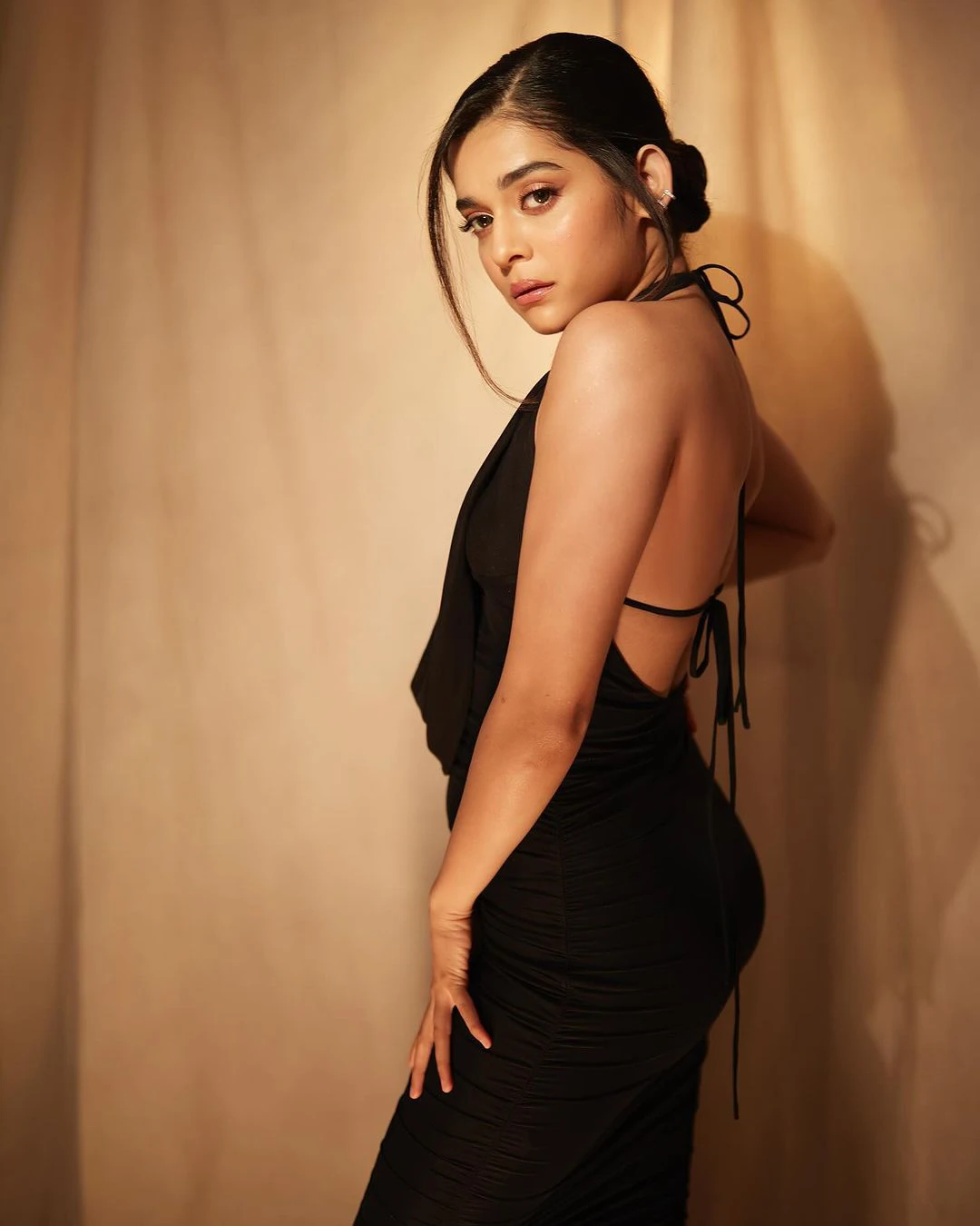Actress Mithila Palkar shines in Black Dress Photos