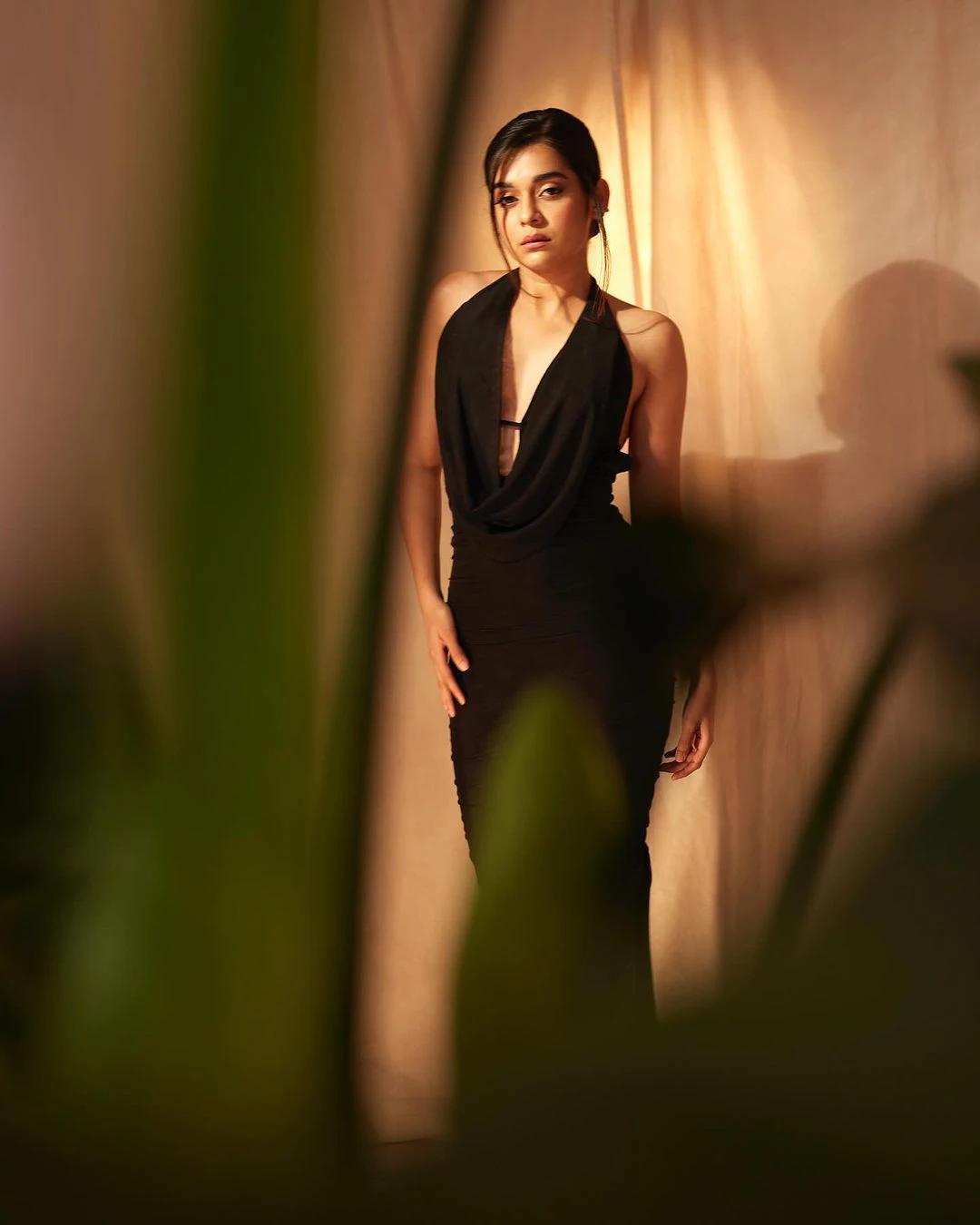 Actress Mithila Palkar shines in Black Dress Photos