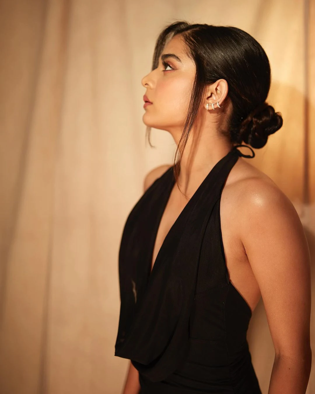 Actress Mithila Palkar shines in Black Dress Photos