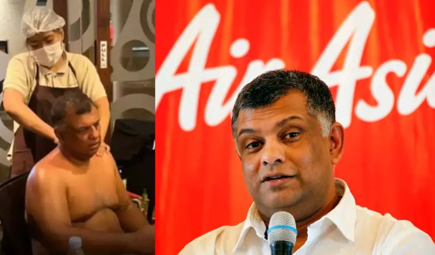 AirAsia CEO Tony Fernades Massage