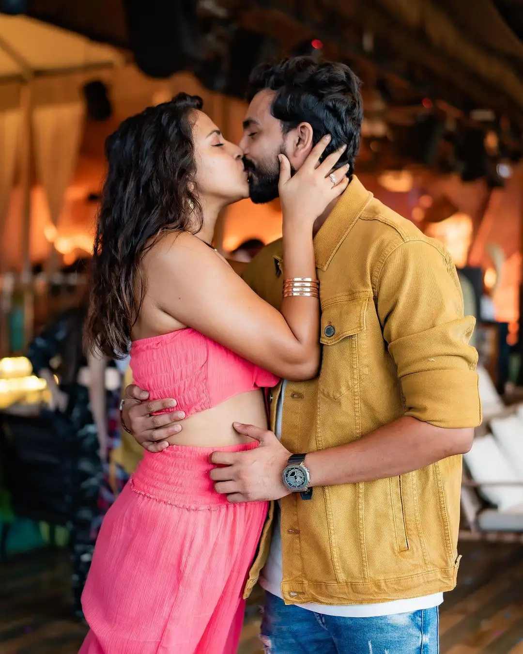 Amala Paul Romantic Photo Shoot with Boy Friend Jagat Desai