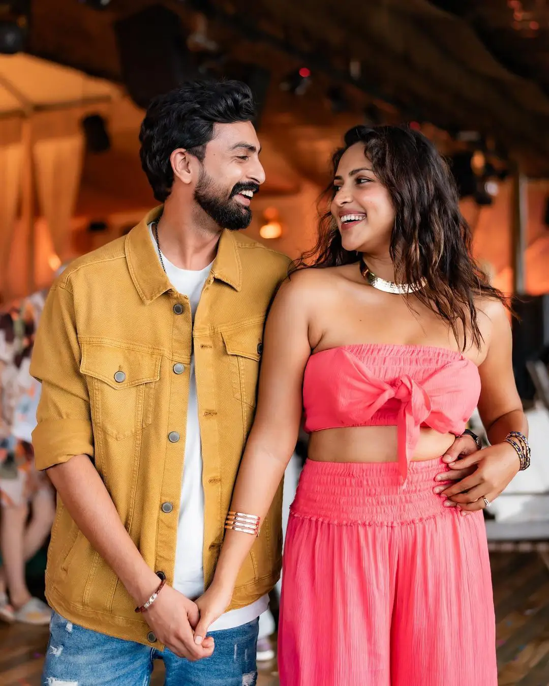 Amala Paul Romantic Photo Shoot with Boy Friend Jagat Desai