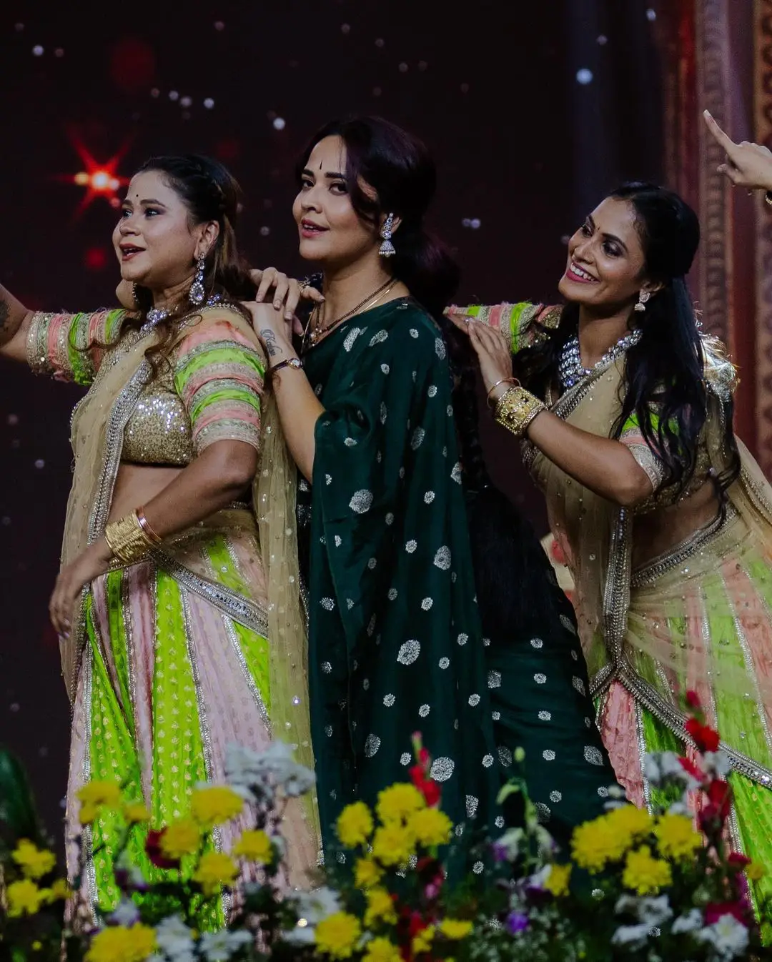 Anasuya Special Performance in Savitri Looks