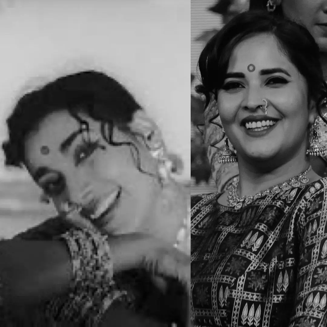 Anasuya Special Performance in Savitri Looks