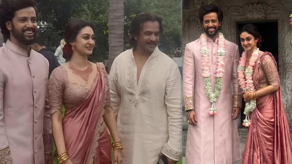 Arjun Sarja Daughter Aishwarya Thambi Ramaiah son Umapathy engagement