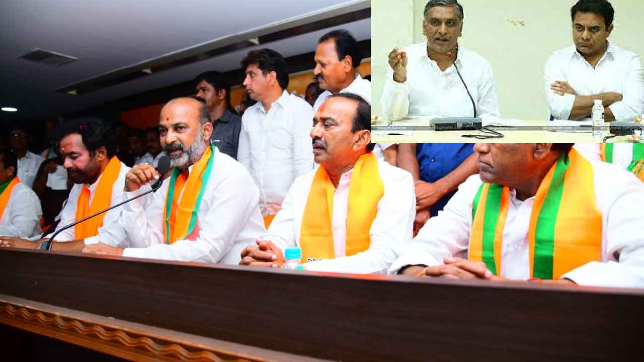 Bandi Sanjay : సీఎం పదవి కోసం కేటీఆర్, హరీశ్ కొట్టుకుంటున్నారు.. కేసీఆర్ ఆటలో రేవంత్ బలి కాబోతున్నారు- బండి సంజయ్ సంచలన వ్యాఖ్యలు Bandi Sanjay : సీఎం పదవి కోసం కేటీఆర్, హరీశ్ కొట్టుకుంటున్నారు.. కేసీఆర్ ఆటలో రేవంత్ బలి కాబోతున్నారు- బండి సంజయ్ సంచలన వ్యాఖ్యలు
