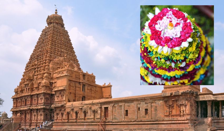 Bathukamma..thanjavur bruhadeshwar