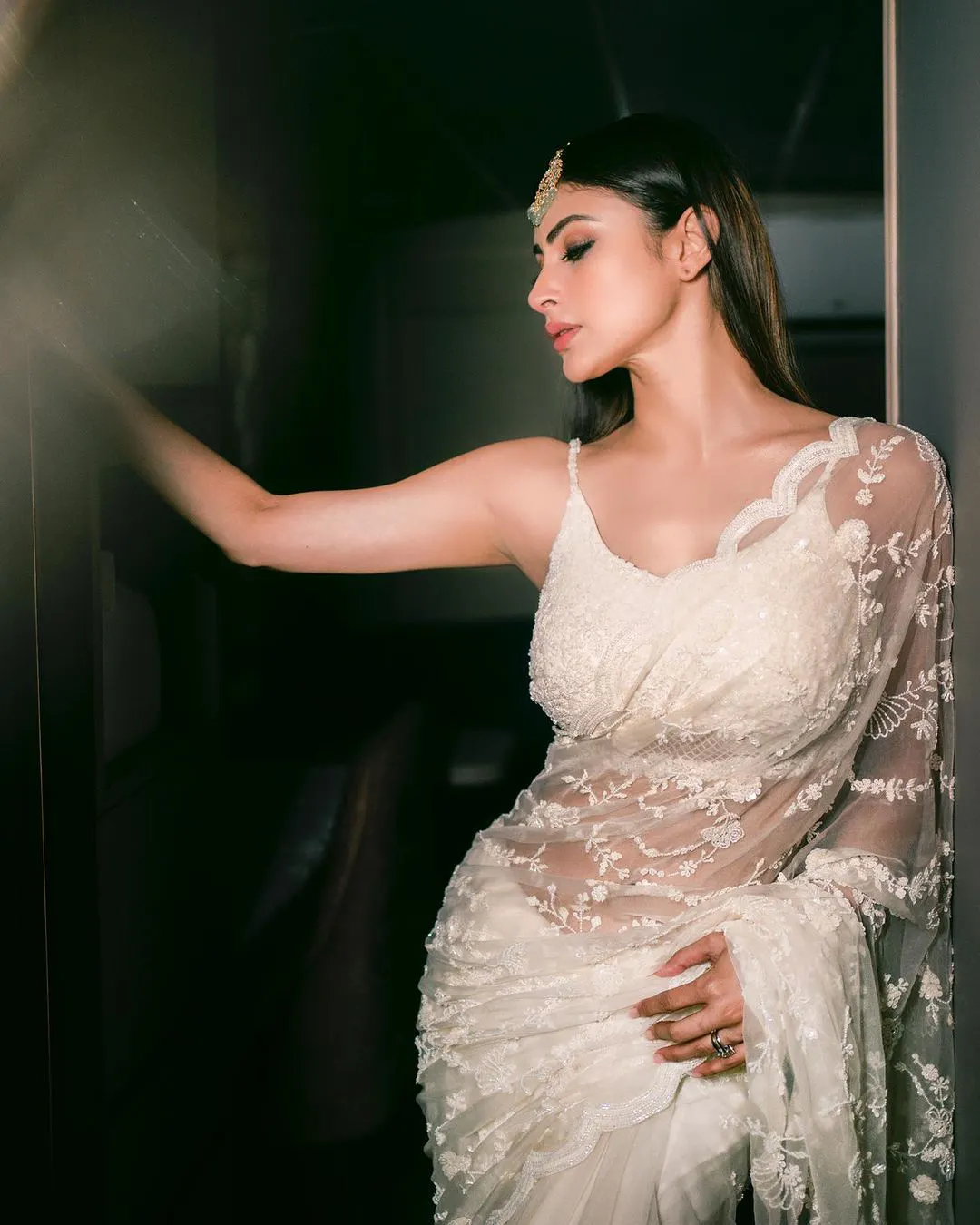 Bollywood Actress Mouni Roy shares her Saree Photos