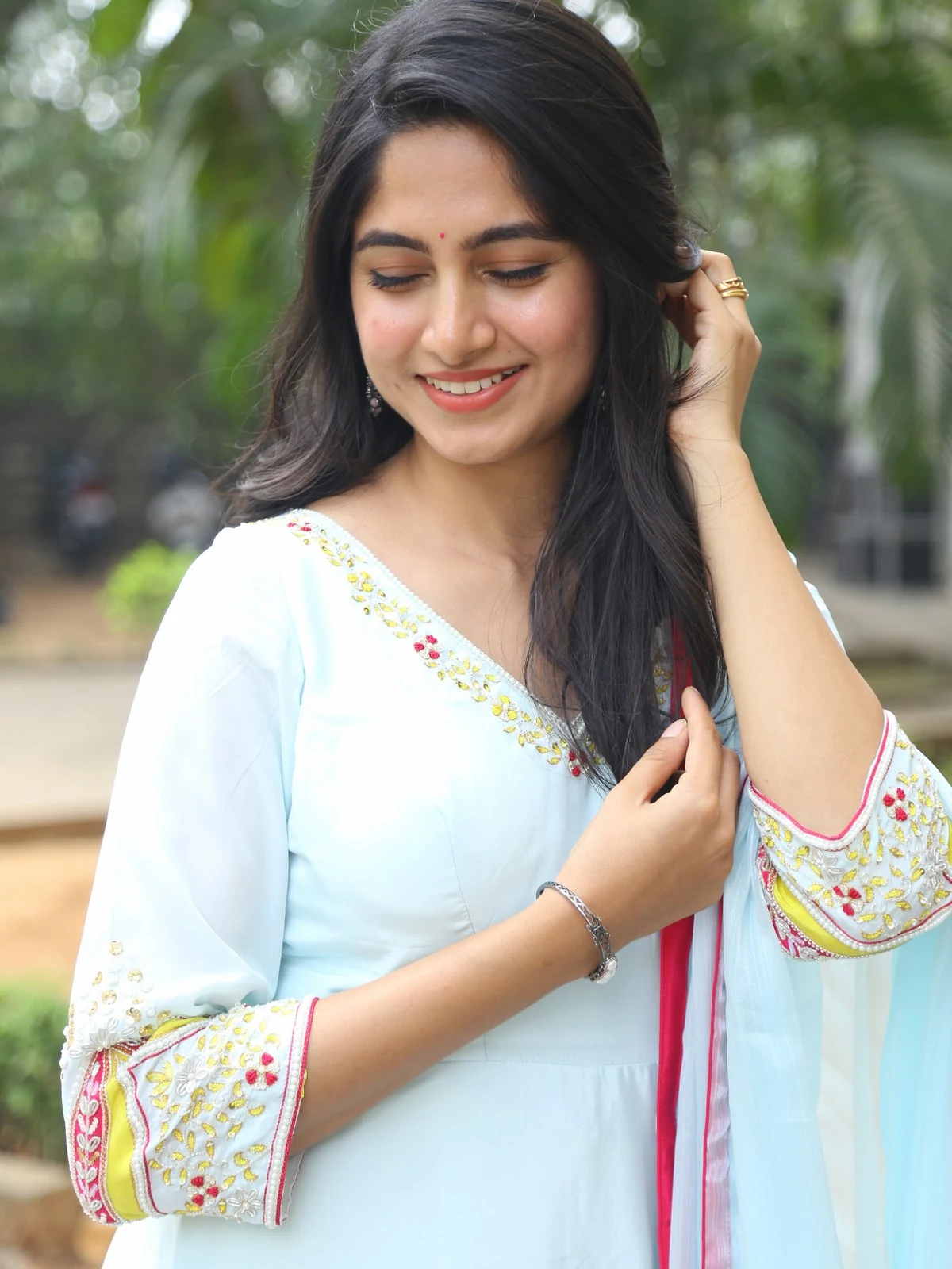 Dia Actress Kushee Ravi Photos at PINDAM Movie teaser launch