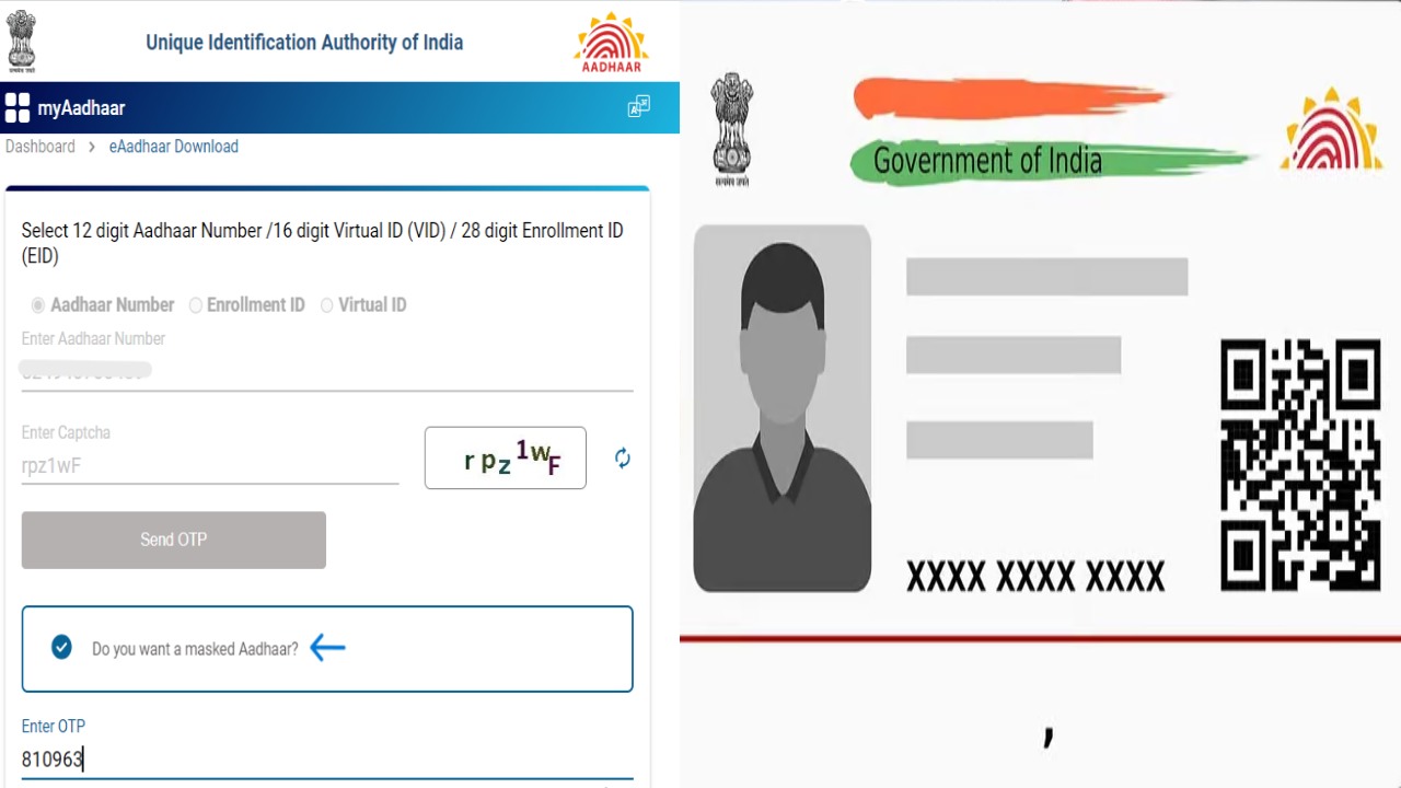 How to Download Aadhar Card Online Mobile in Telugu