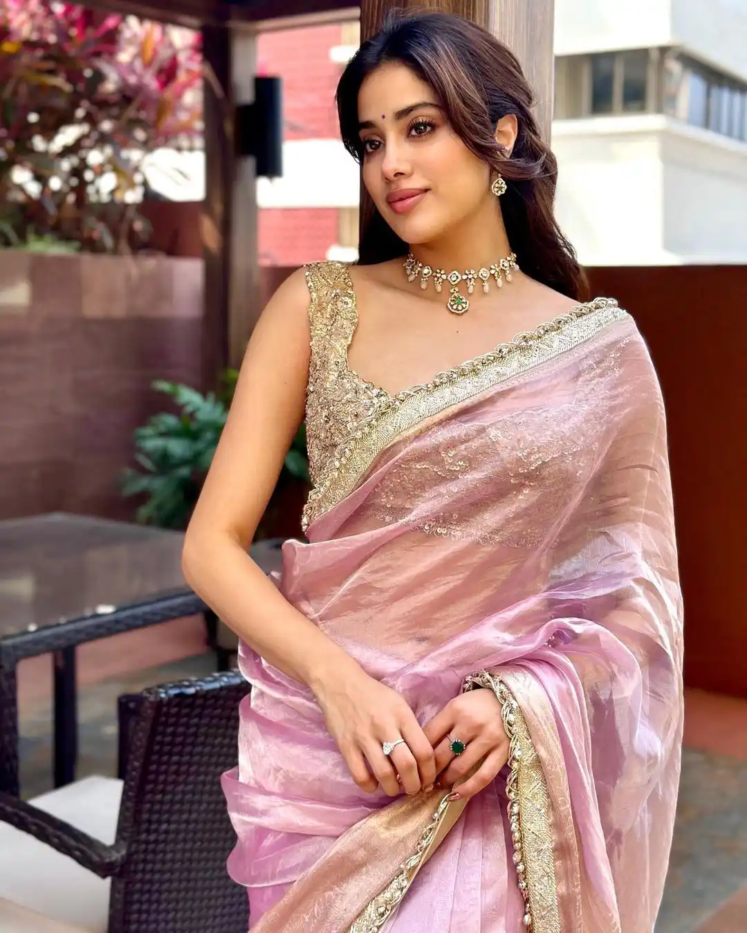 Janhvi Kapoor shares her latest saree photos
