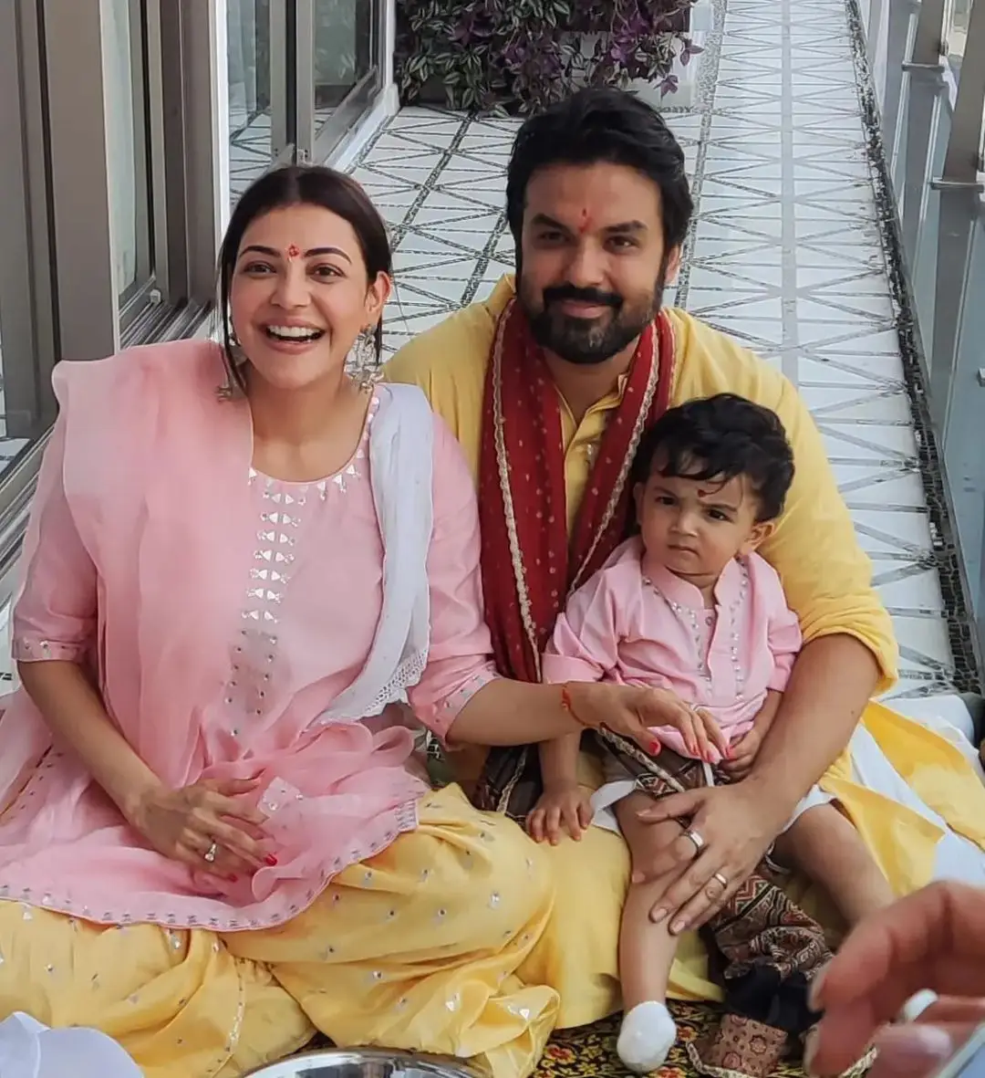 Kajal Aggarwal Family New House Warming Ceremony