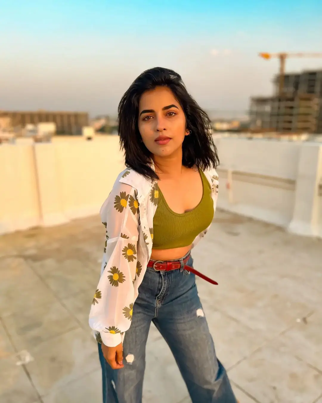 Komalee Prasad Stunning Looks in Evening Sunset