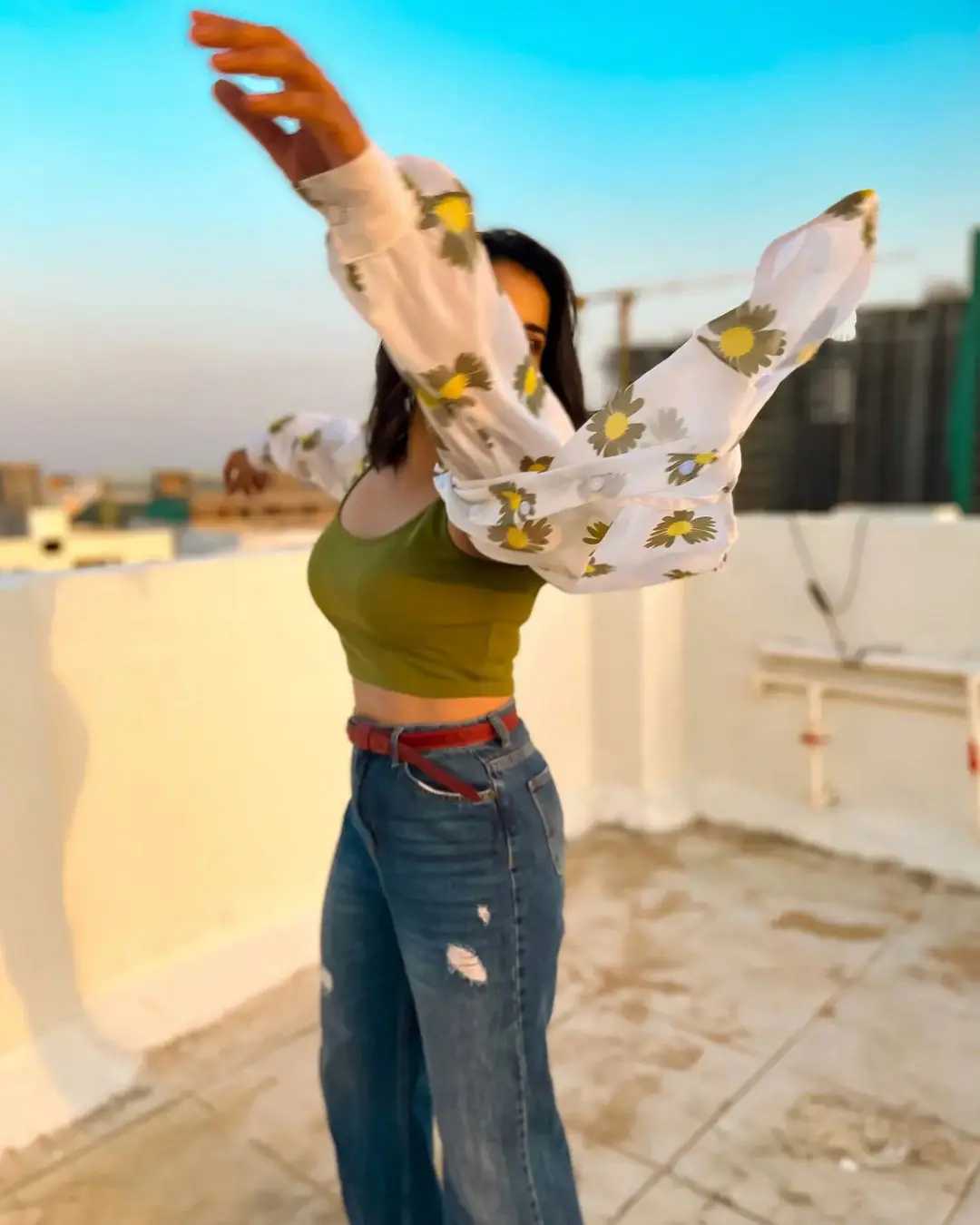 Komalee Prasad Stunning Looks in Evening Sunset