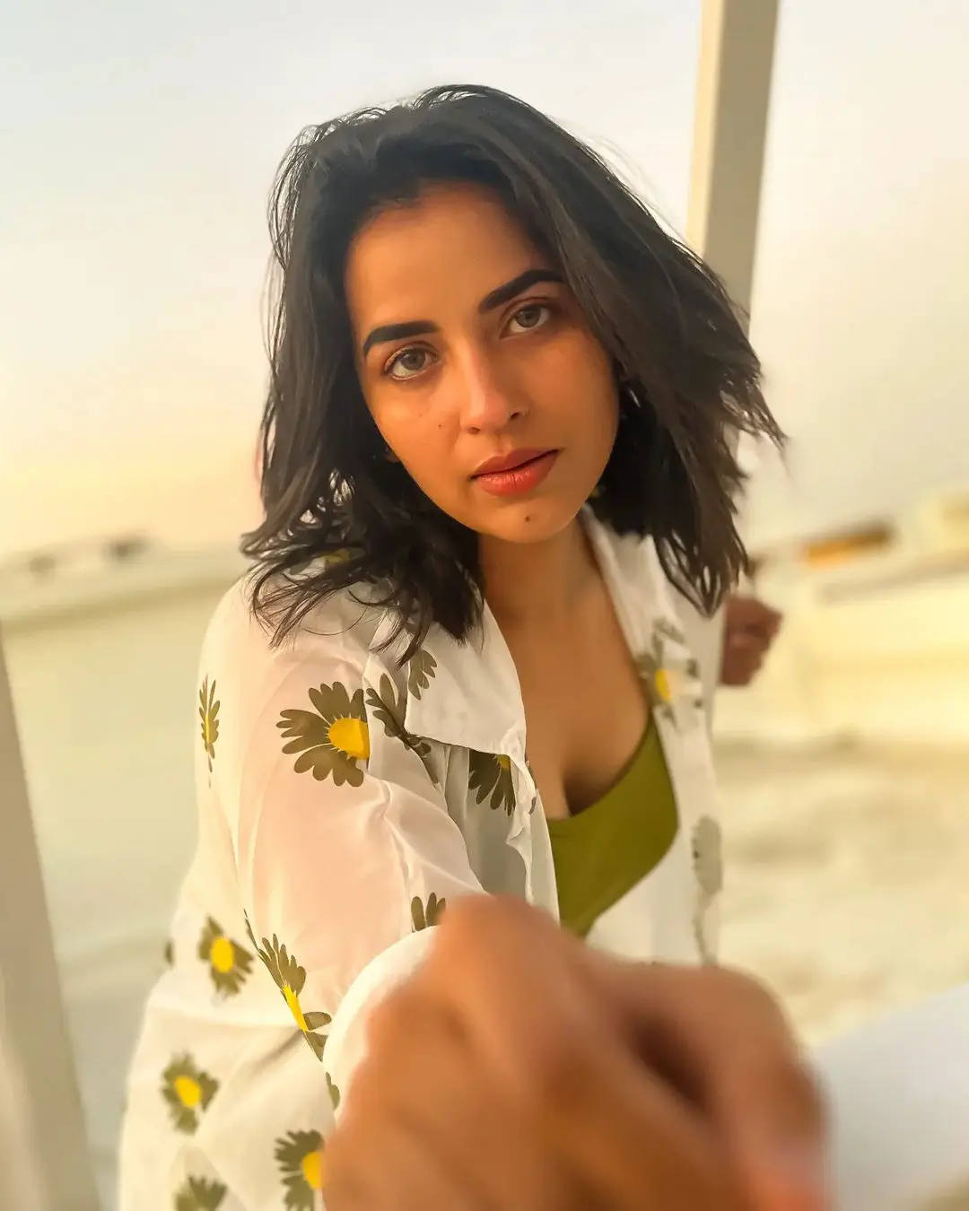 Komalee Prasad Stunning Looks in Evening Sunset