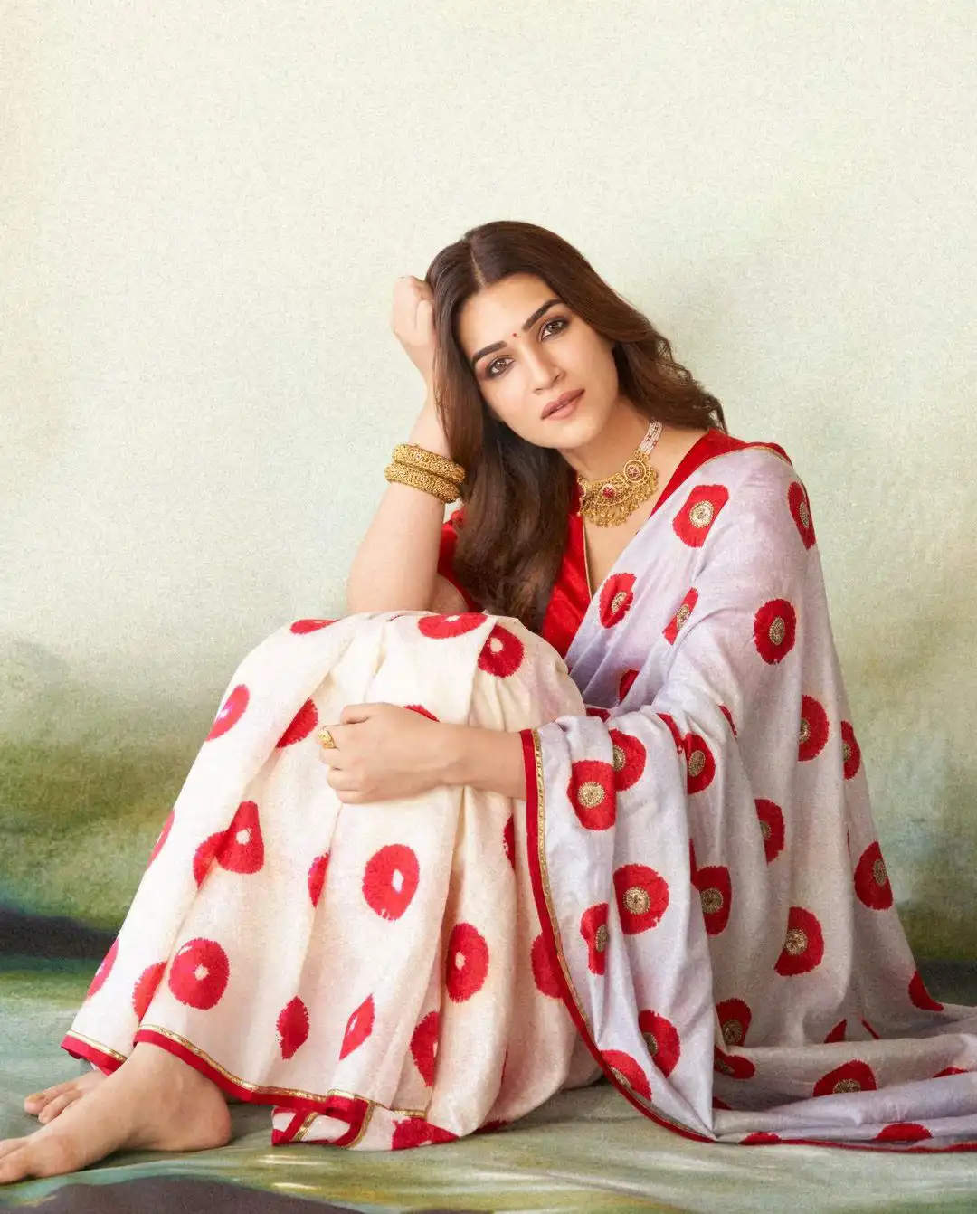 Kriti Sanon Shines in Saree