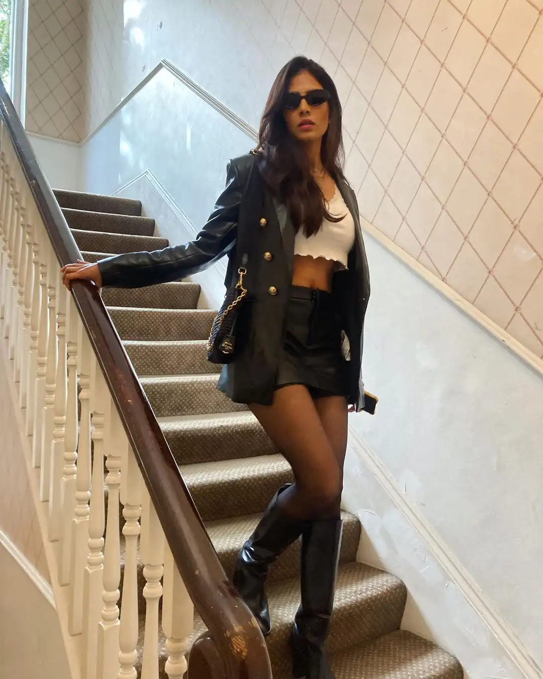 Malayala actress Malavika Mohanan photoshoot in short dress