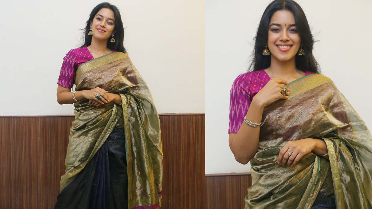 Mirnalini Ravi : మామా మశ్చీంద్ర ప్రీ రిలీజ్ ఈవెంట్‌లో మిర్నాలిని చీర తళుకులు..