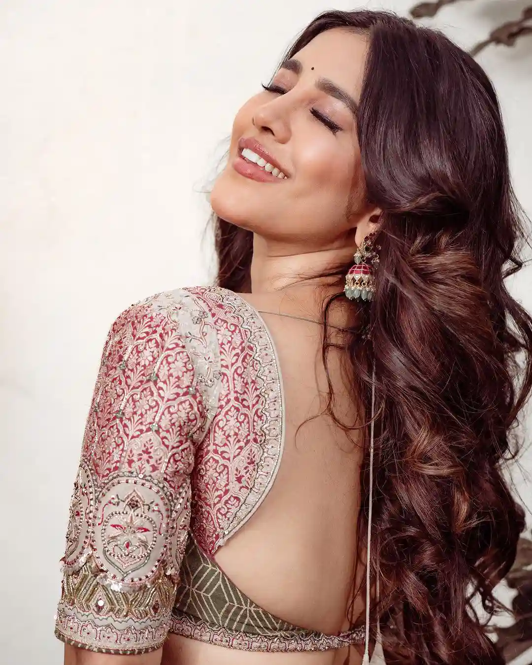 Tollywood Heroine Nabha Natesh Photos in ghagra choli dress