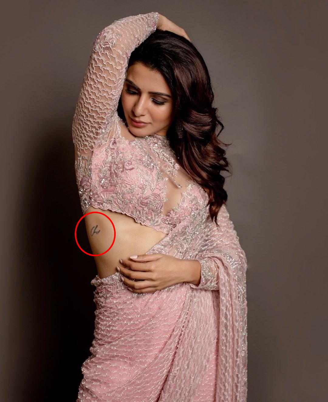 Naga Chaitanya name tattoo on Samantha waist is removed
