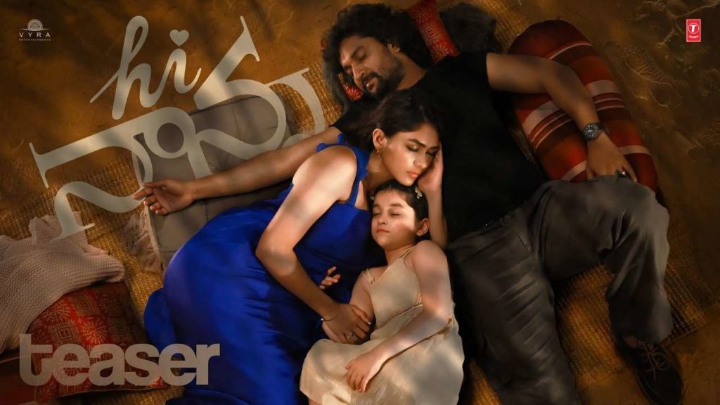 Nani and Mrunal Thakur lip kiss in Hi Nanna teaser highlighted