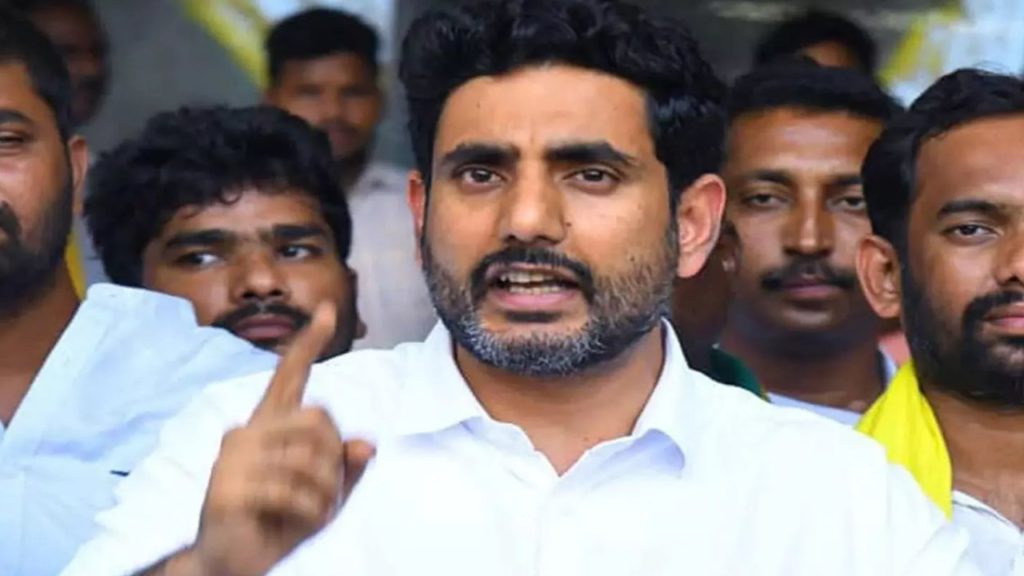 Nara Lokesh angry with police