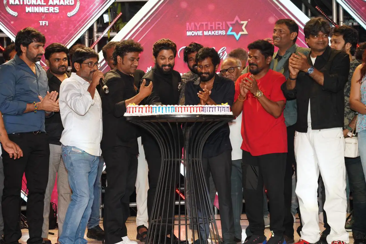 National Award Winning Celebrations at Tollywood by Mythri Movie Makers 