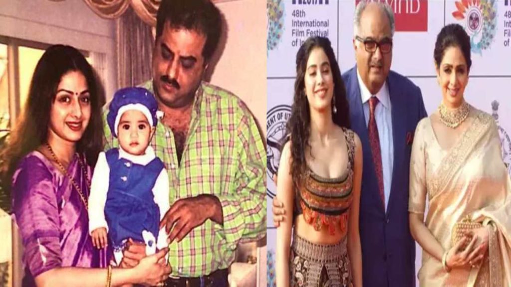 Sridevi-Boney Kapoor-Janhvi Kapoor