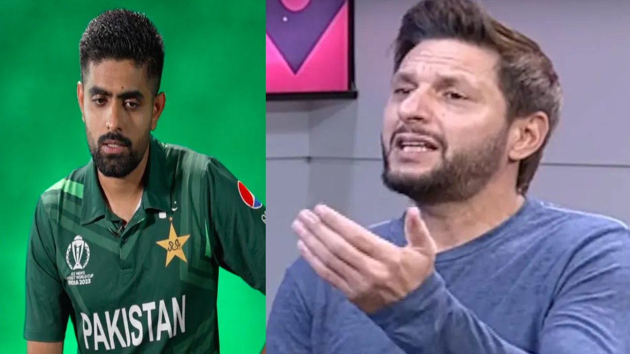 Shahid Afridi : బాబర్ ఆజం వాట్సప్ చాట్ లీక్.. సహనం కోల్పోయిన షాహిద్ అఫ్రిది..! పీసీబీ ఛైర్మన్ ఇలా చేస్తే.. Shahid Afridi : బాబర్ ఆజం వాట్సప్ చాట్ లీక్.. సహనం కోల్పోయిన షాహిద్ అఫ్రిది..! పీసీబీ ఛైర్మన్ ఇలా చేస్తే..