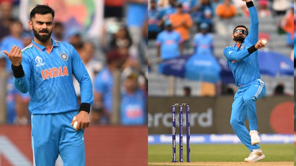 Virat Kohli bowling