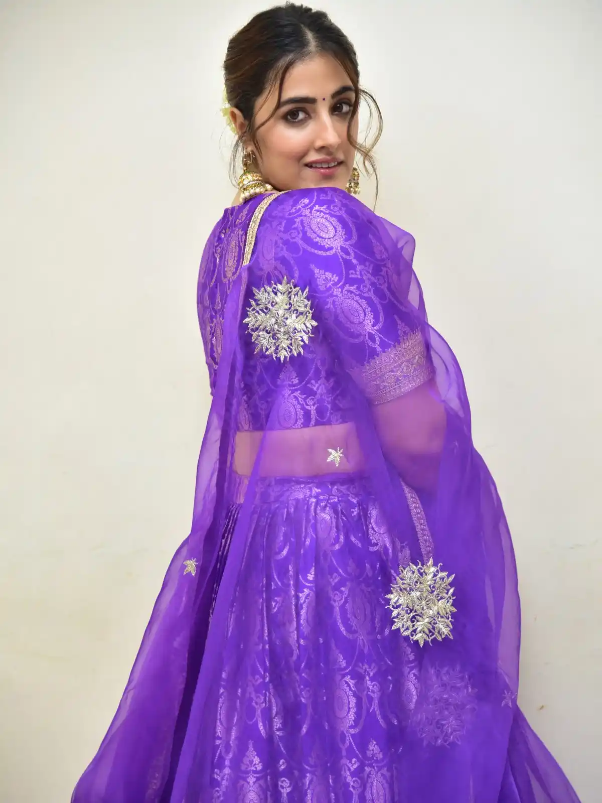 Nupur Sanon Shines in Blue Dress at Tiger Nageswara Rao Pre Release Event