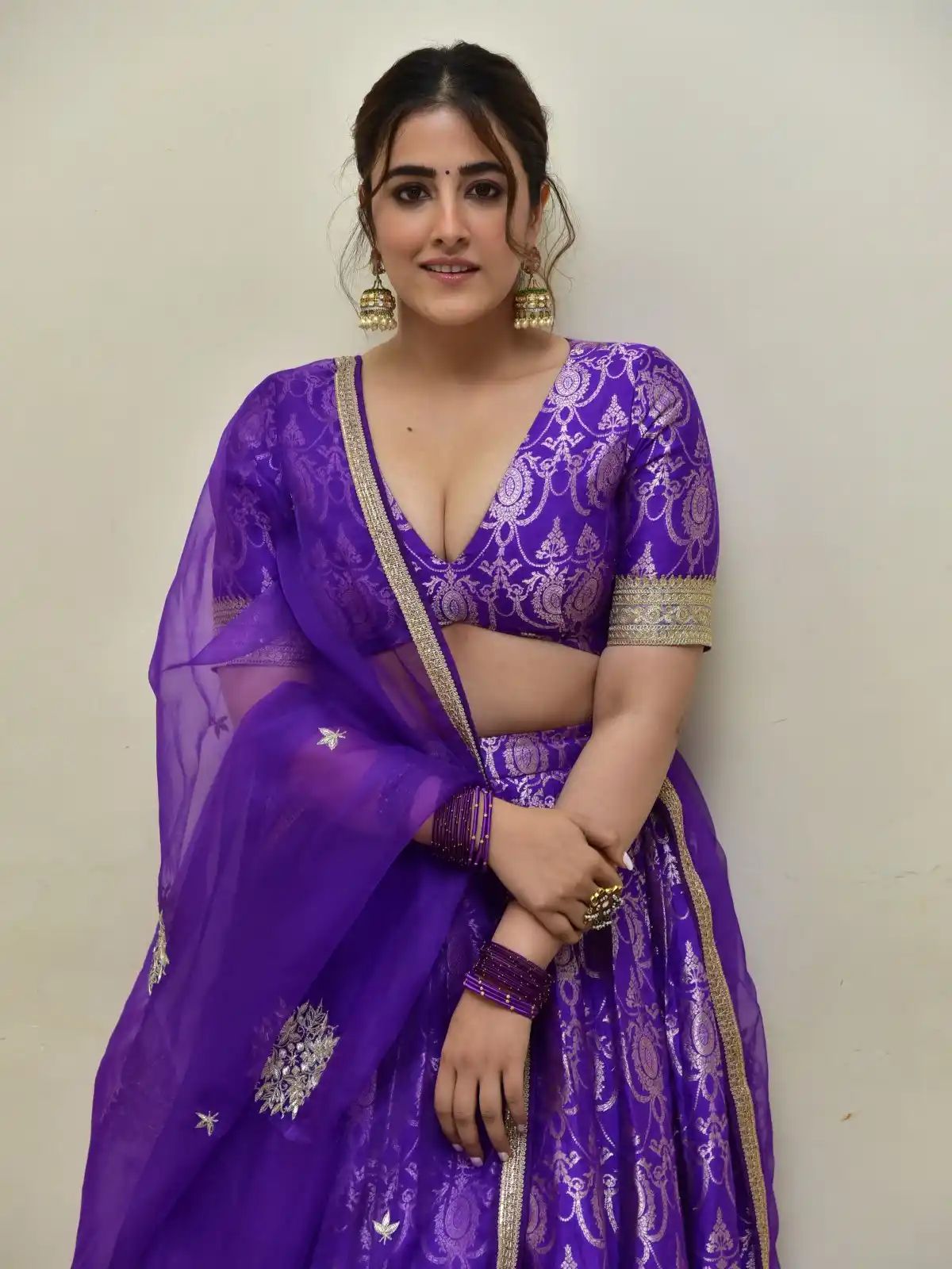 Nupur Sanon Shines in Blue Dress at Tiger Nageswara Rao Pre Release Event